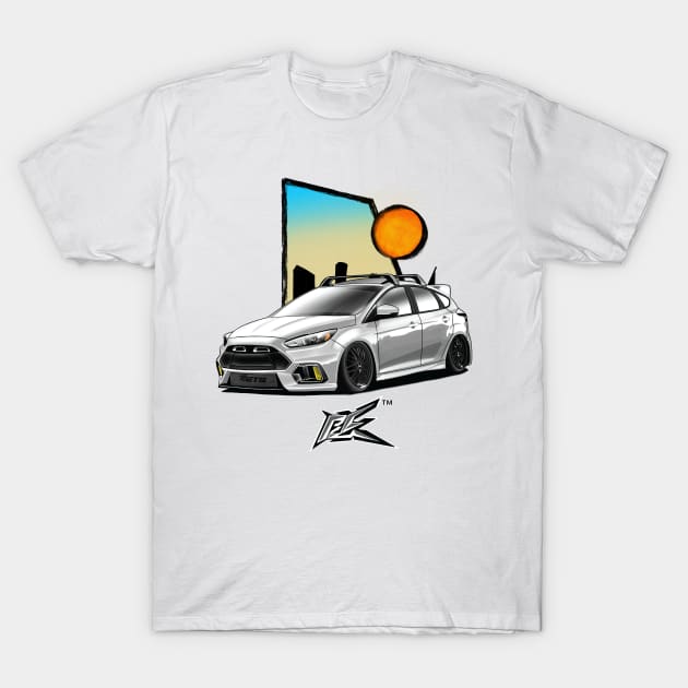 ford focus rs T-Shirt by naquash